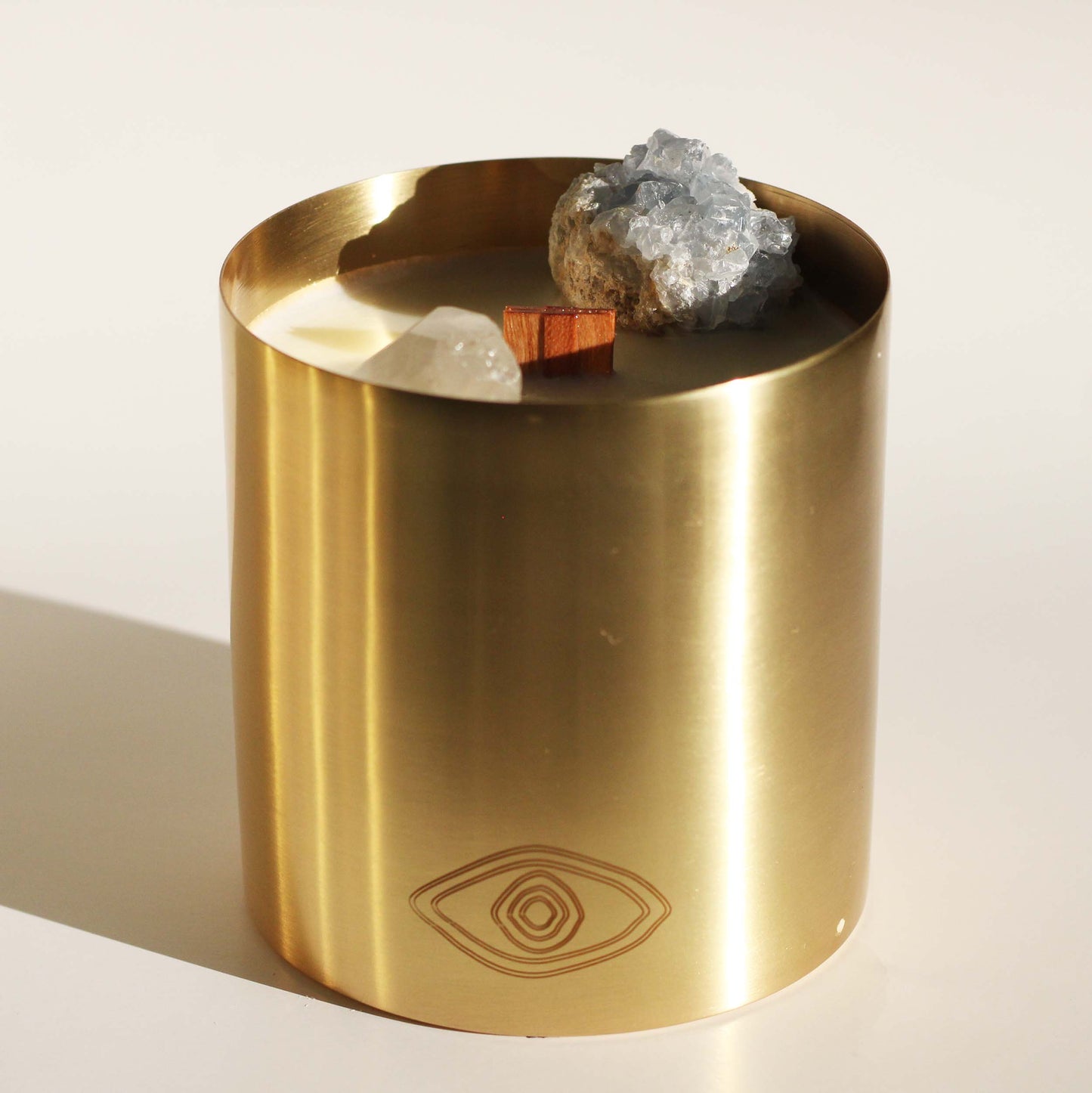 Buddha Breath Brass Meditation Candle